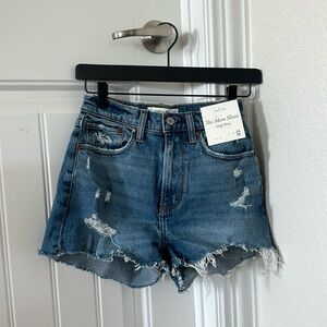 Abercrombie & Fitch High Rise Mom Shorts | Curve Love